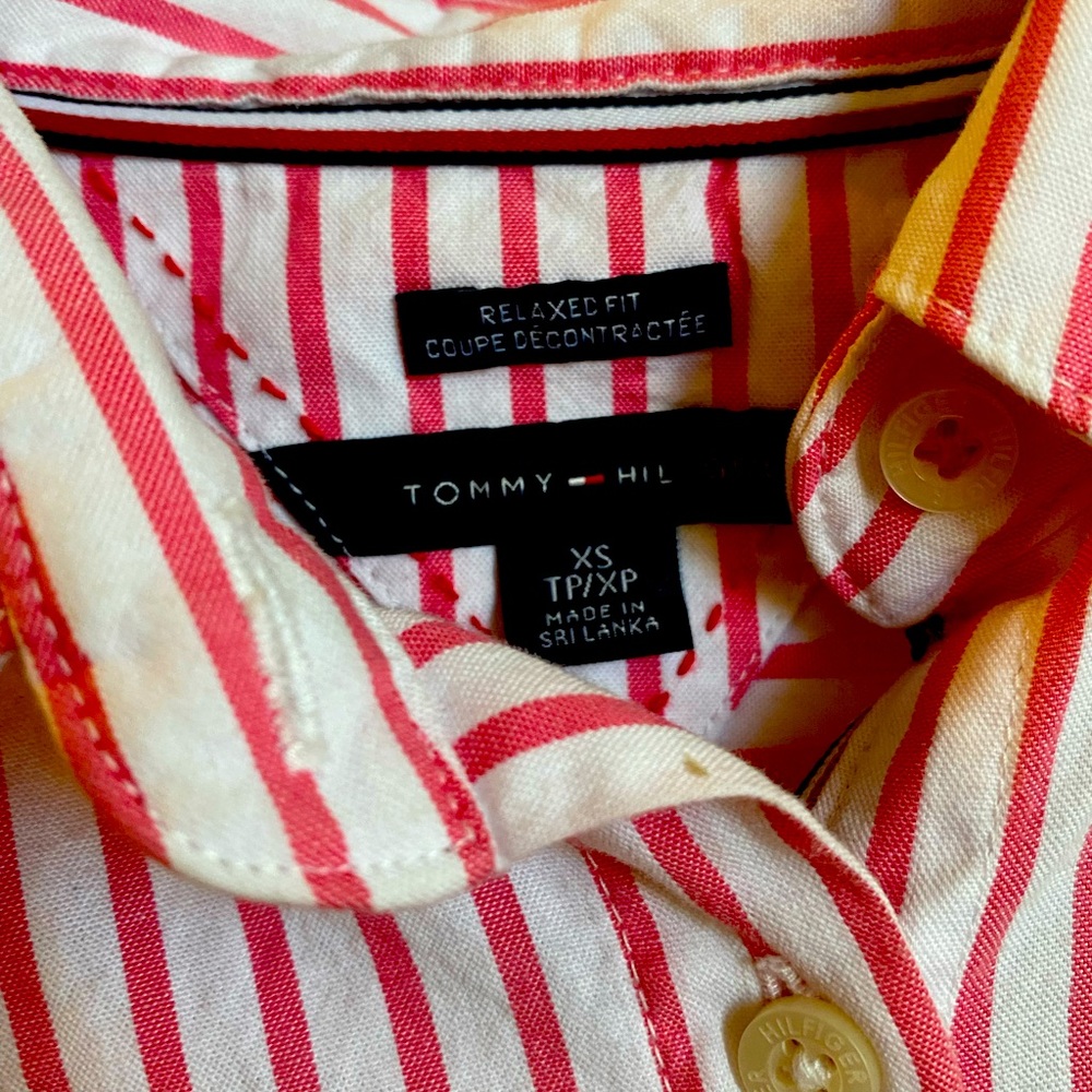 Tommy hilfiguer long sleeve stripped shirt